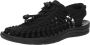 Keen Uneek Dames Sandalen Black Black Zwart Polyester K1014099 - Thumbnail 5