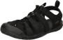 Keen Clearwater CNX Heren Wandelsandalen Triple Black Zwart Polyester K1026311 - Thumbnail 4