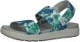 Keen Elle Backstrap Sandalen Porcelain Tie Dye Dames - Thumbnail 2