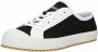 Komrads vegan sneakers ICNS Spartak Black &White Schoen uit duurzaam en gerecycleerd materiaal Zwart en Wit - Thumbnail 11