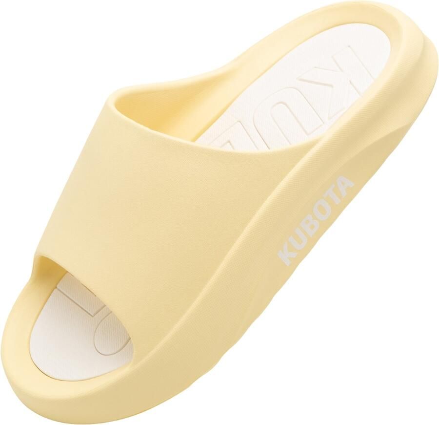 Kubota Strand- badschoen ' Flow Women's Slip-On Casual Slides' geel - Foto 3