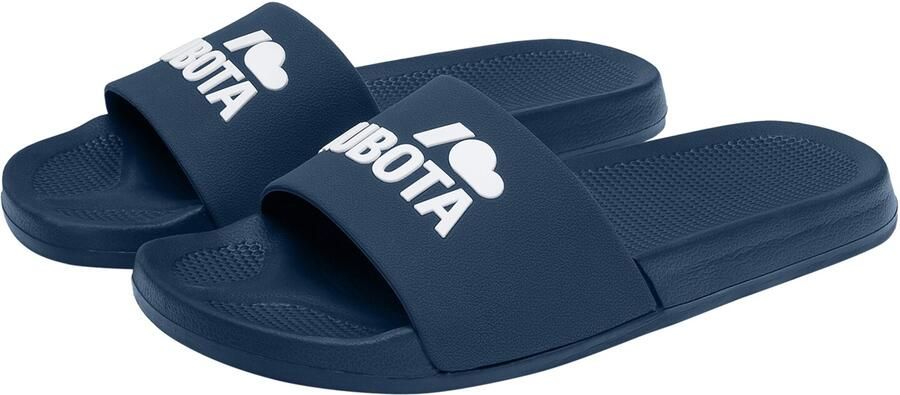 Kubota Strand- badschoen ' Men's Slip-On Black Basic Pool Slides' navy - Foto 6