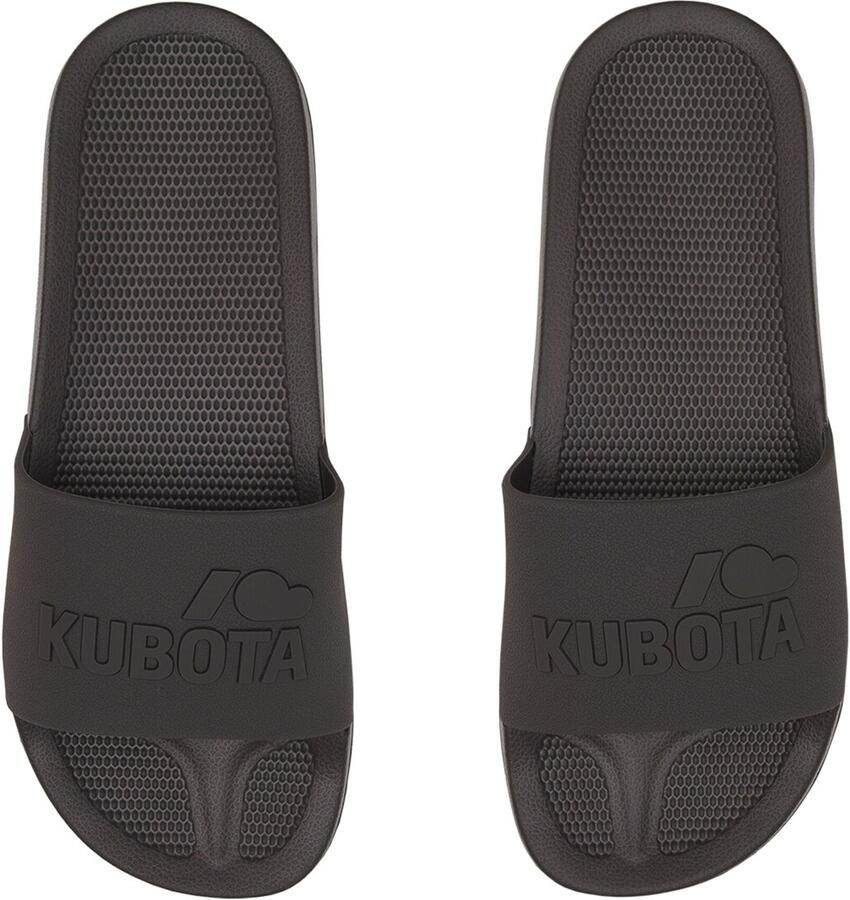 Kubota Strand- badschoen ' Men's Slip-On Dark Green Basic Plain Pool Slides' bruin - Foto 2
