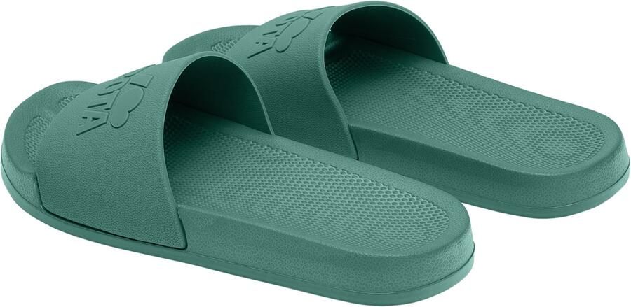 Kubota Strand- badschoen ' 's Slip-On Light Green Basic Plain Pool Slides' donkergroen - Foto 5