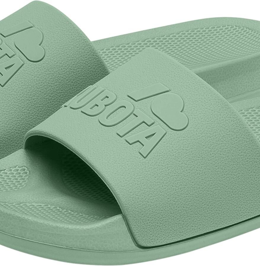 Kubota Strand- badschoen ' Women's Slip-On Light Green Basic Plain Pool Slides' lichtgroen - Foto 2
