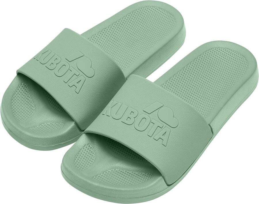 Kubota Strand- badschoen ' Women's Slip-On Light Green Basic Plain Pool Slides' lichtgroen - Foto 5
