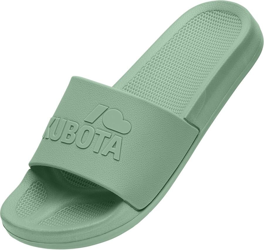 Kubota Strand- badschoen ' Women's Slip-On Light Green Basic Plain Pool Slides' lichtgroen - Foto 3