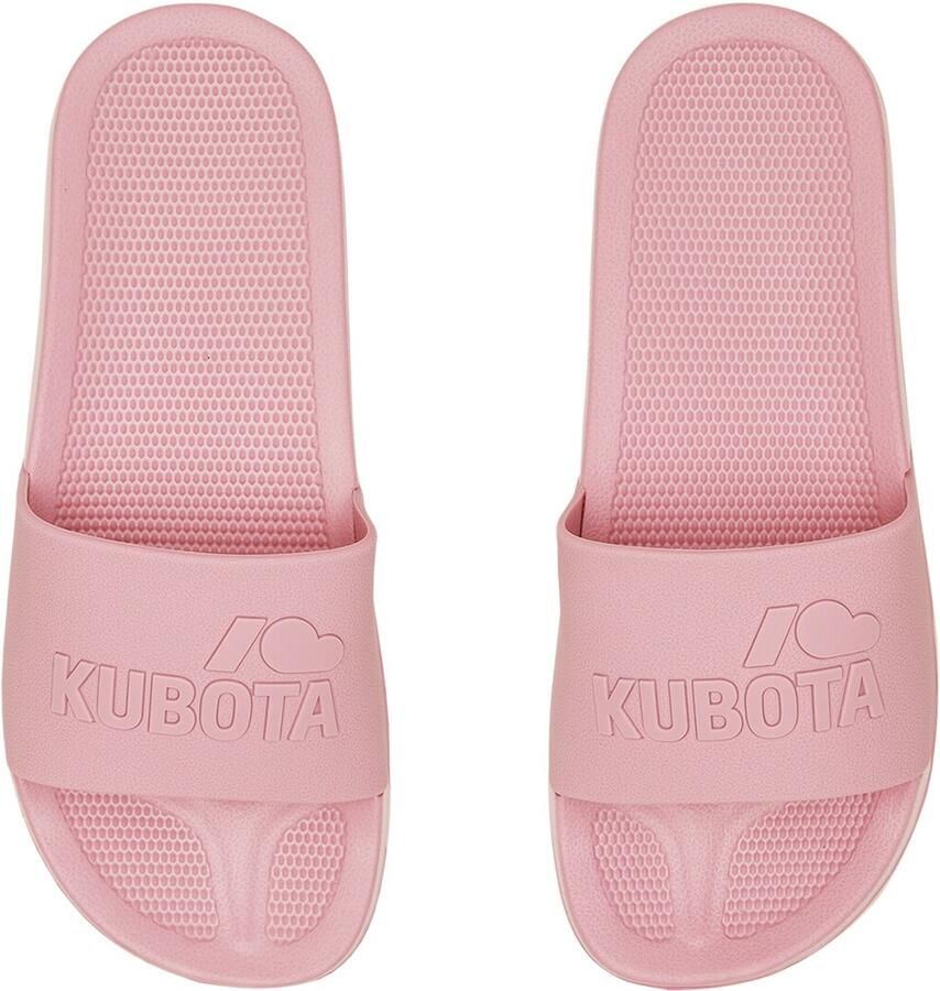 Kubota Strand- badschoen ' Women's Slip-On Light Green Basic Plain Pool Slides' lichtroze - Foto 3