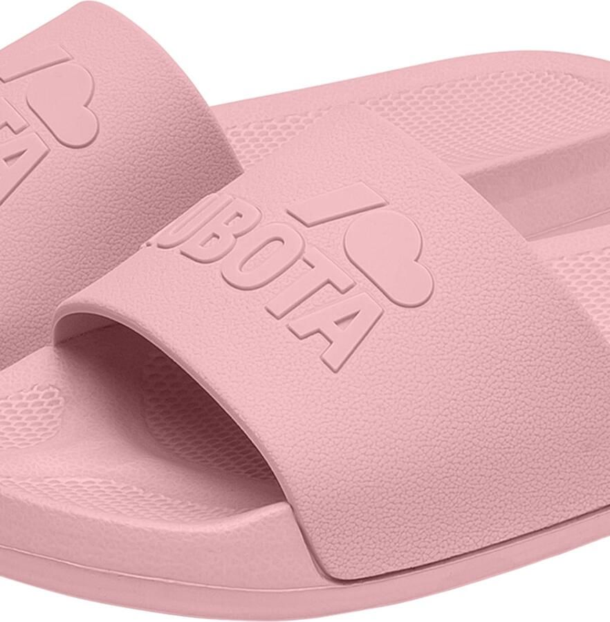 Kubota Strand- badschoen ' Women's Slip-On Light Green Basic Plain Pool Slides' lichtroze - Foto 2