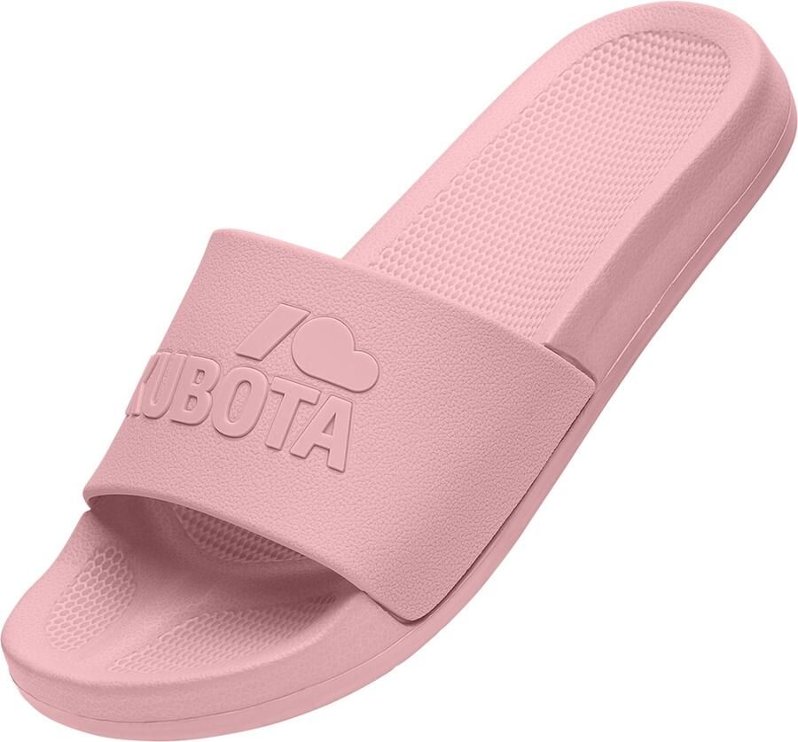 Kubota Strand- badschoen ' Women's Slip-On Light Green Basic Plain Pool Slides' lichtroze - Foto 4