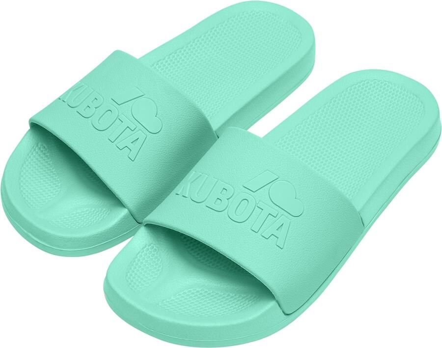 Kubota Strand- badschoen ' Women's Slip-On Light Green Basic Plain Pool Slides' mintgroen - Foto 5
