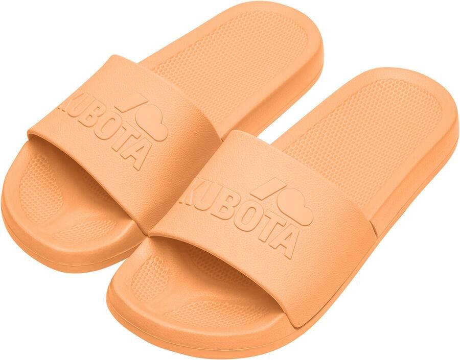 Kubota Strand- badschoen ' Women's Slip-On Light Green Basic Plain Pool Slides' oranje - Foto 5