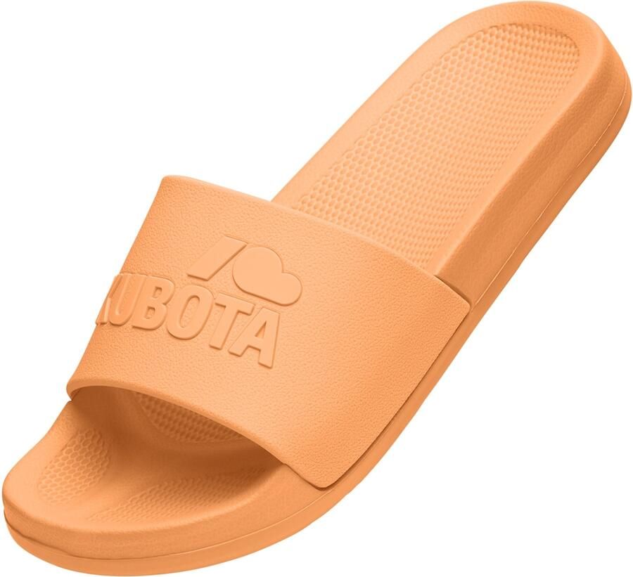 Kubota Strand- badschoen ' Women's Slip-On Light Green Basic Plain Pool Slides' oranje - Foto 4
