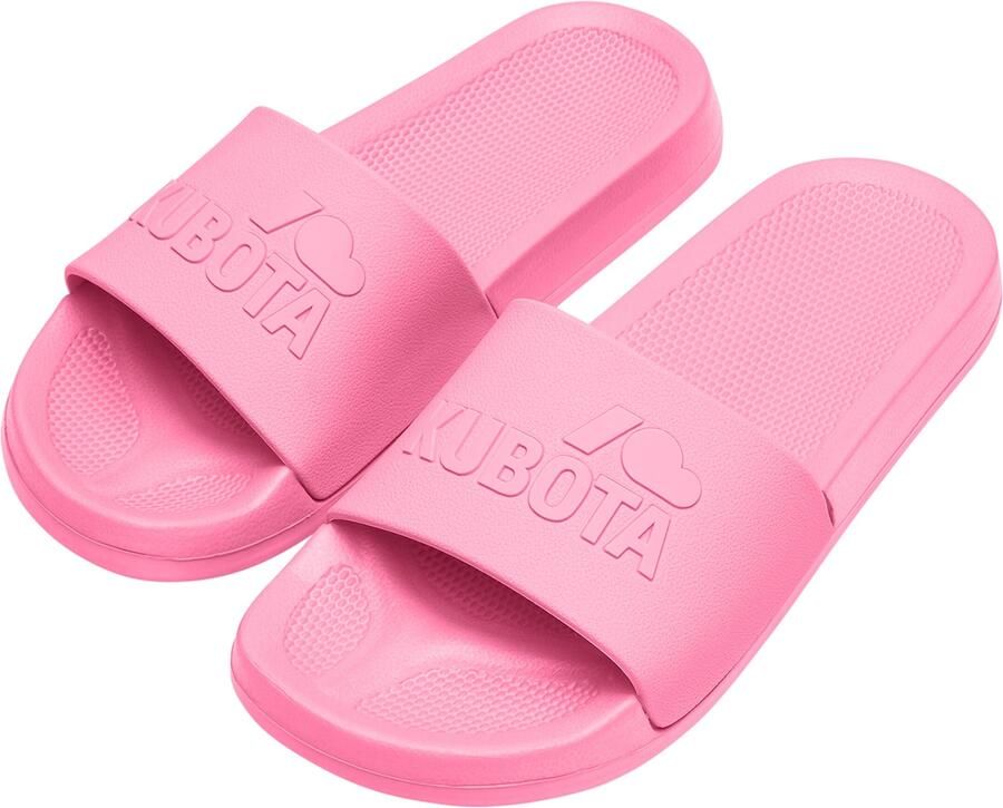 Kubota Strand- badschoen ' Women's Slip-On Light Green Basic Plain Pool Slides' pink - Foto 5