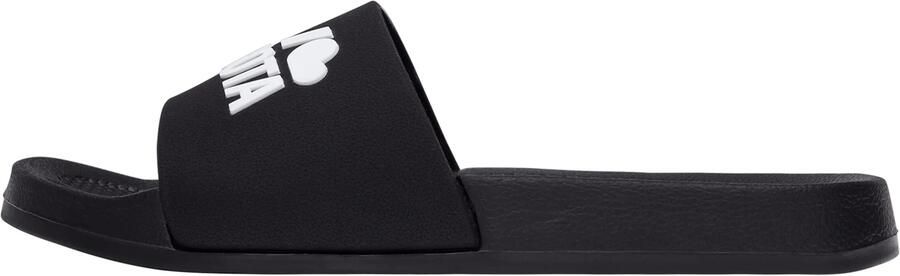 Kubota Strand- badschoen ' 's Slip-On Mint Basic Plain Pool Slides' zwart