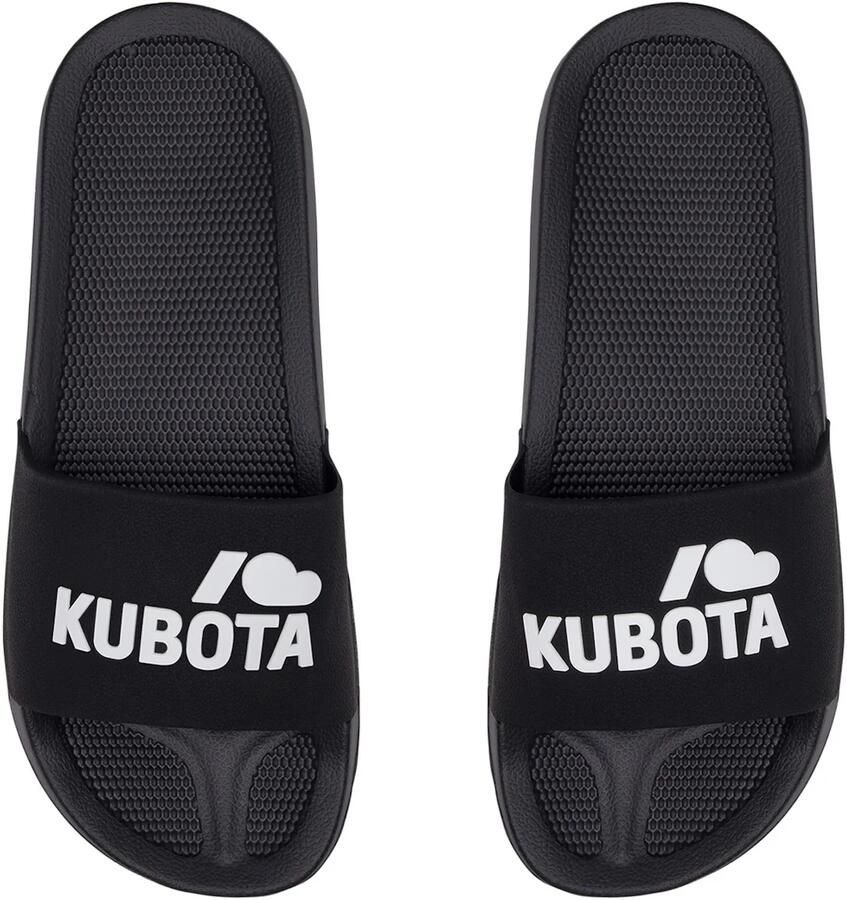 Kubota Strand- badschoen ' 's Slip-On Mint Basic Plain Pool Slides' zwart - Foto 2