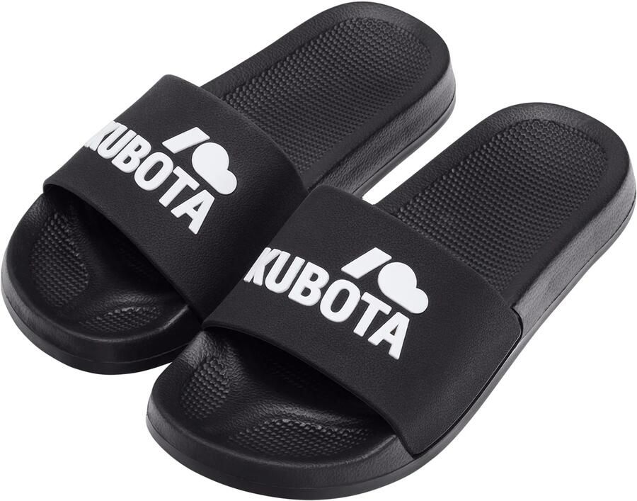 Kubota Strand- badschoen ' 's Slip-On Mint Basic Plain Pool Slides' zwart - Foto 4