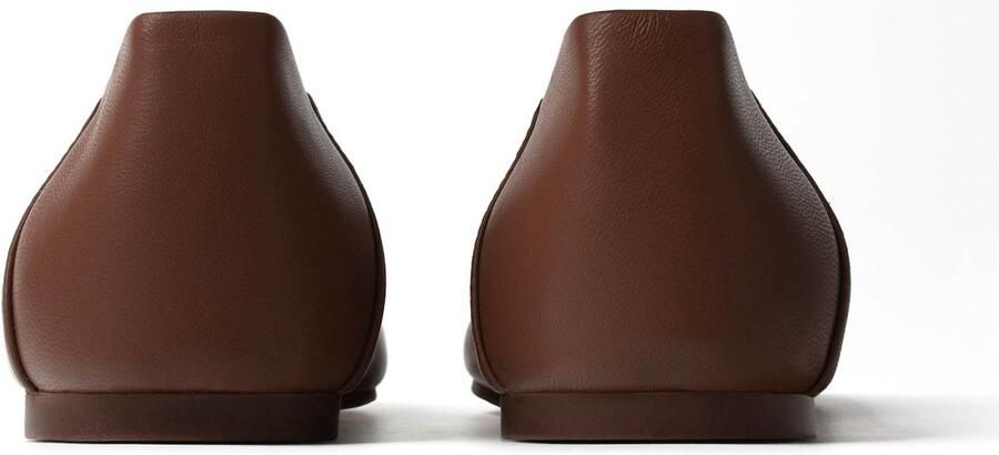 L37 HANDMADE SHOES Ballerina met riempjes 'IN THE SHAPE OF YOU' bruin - Foto 4