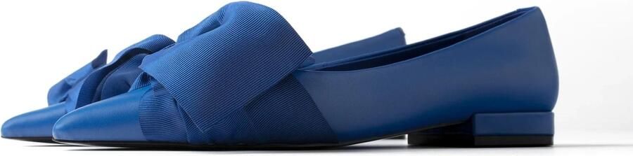 L37 HANDMADE SHOES Ballerina 'QUEEN OF THE NIGHT' blauw - Foto 6