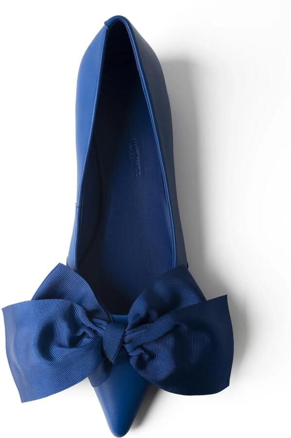 L37 HANDMADE SHOES Ballerina 'QUEEN OF THE NIGHT' blauw - Foto 2