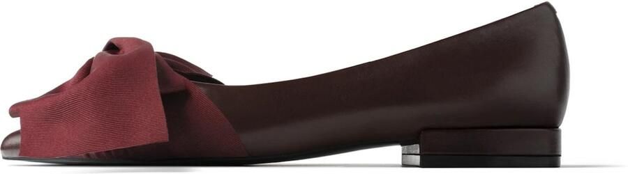 L37 HANDMADE SHOES Ballerina 'QUEEN OF THE NIGHT' rood