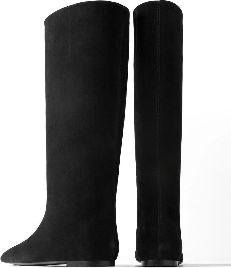 L37 HANDMADE SHOES Boots 'LEAVES ON THE GROUND' zwart - Foto 4