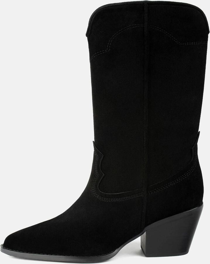 L37 HANDMADE SHOES Boots 'ROCK ME SLOW' zwart