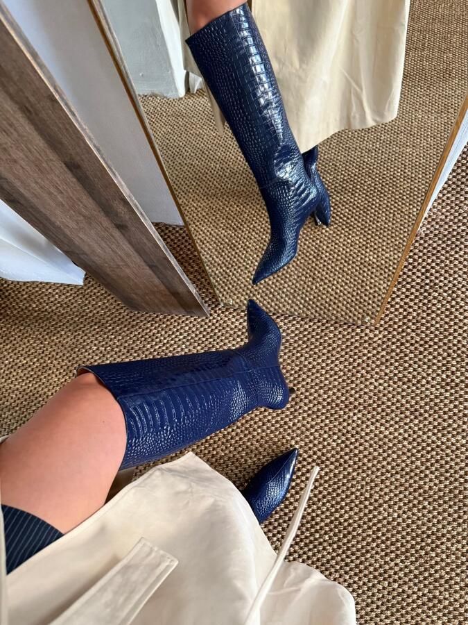 L37 HANDMADE SHOES Boots 'SOMEBODY TOLD ME' blauw - Foto 2
