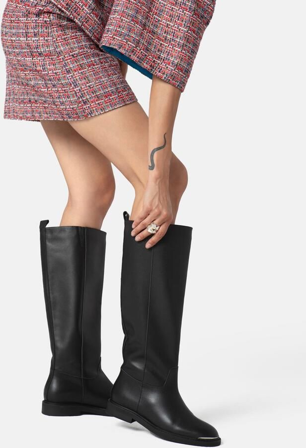 L37 HANDMADE SHOES Boots 'WALK THE LINE' zwart