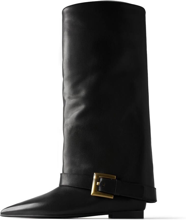 L37 HANDMADE SHOES Boots 'WRITTEN IN THE STARS' zwart