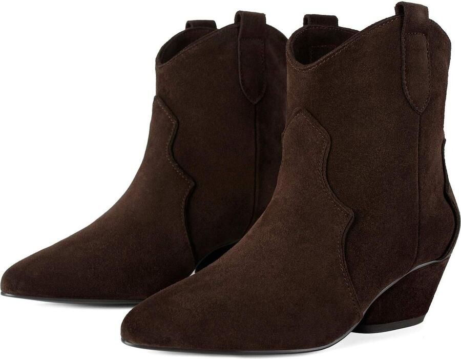 L37 HANDMADE SHOES Cowboylaarzen 'STARRY PATH' bruin