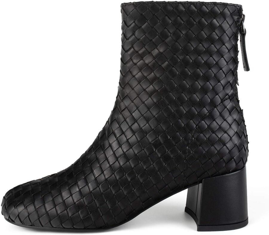 L37 HANDMADE SHOES Enkellaarsje 'A LONELY PLACE TO BE' zwart