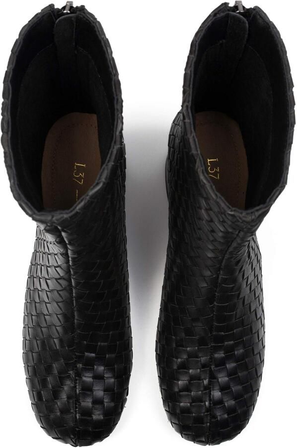 L37 HANDMADE SHOES Enkellaarsje 'A LONELY PLACE TO BE' zwart - Foto 3