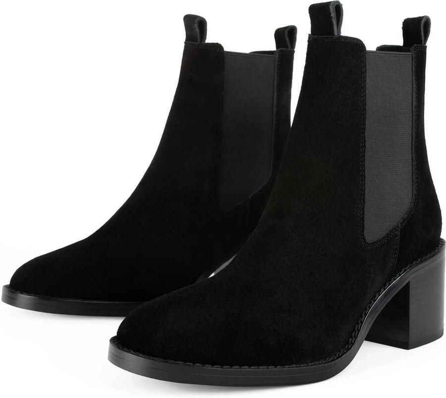 L37 HANDMADE SHOES Enkellaarsje 'FIND YOUR STRENGTH' zwart