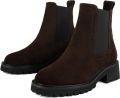L37 HANDMADE SHOES Enkellaarsje 'FROM THE BEST' donkerbruin - Donkerbruin