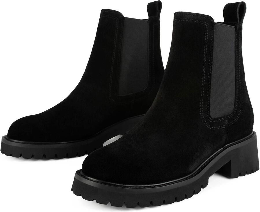 L37 HANDMADE SHOES Enkellaarsje 'FROM THE BEST' zwart