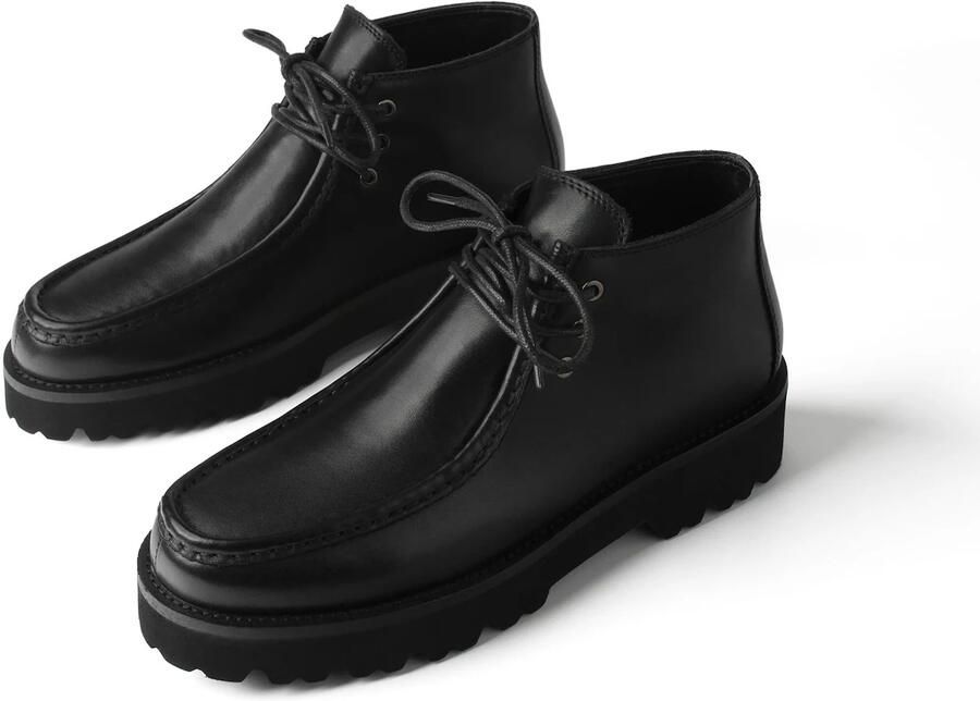 L37 HANDMADE SHOES Enkellaarsje 'FROSTY MORNING WALK' zwart - Foto 2