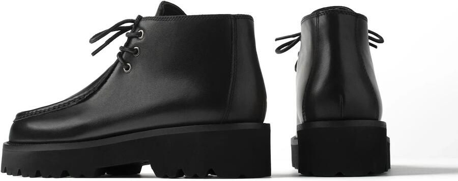 L37 HANDMADE SHOES Enkellaarsje 'FROSTY MORNING WALK' zwart - Foto 4
