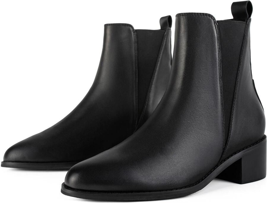 L37 HANDMADE SHOES Enkellaarsje 'GALACTIC MIST' zwart