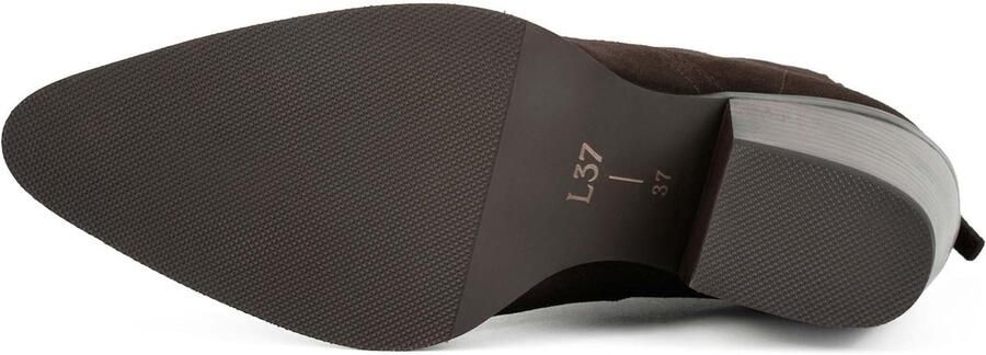L37 HANDMADE SHOES Enkellaarsje 'IT'S NOT THE SAME' donkerbruin - Foto 5