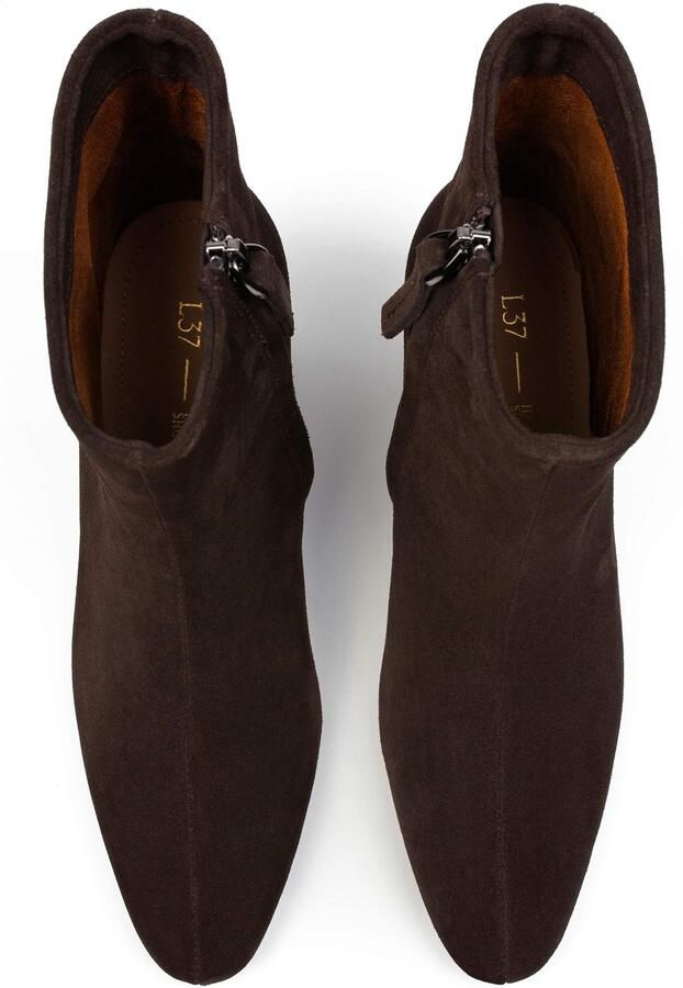 L37 HANDMADE SHOES Enkellaarsje 'JOVIAN MAGNETISM' bruin - Foto 4