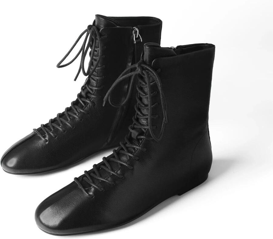 L37 HANDMADE SHOES Enkellaarsje 'LESS IS ALWAYS MORE' zwart - Foto 2