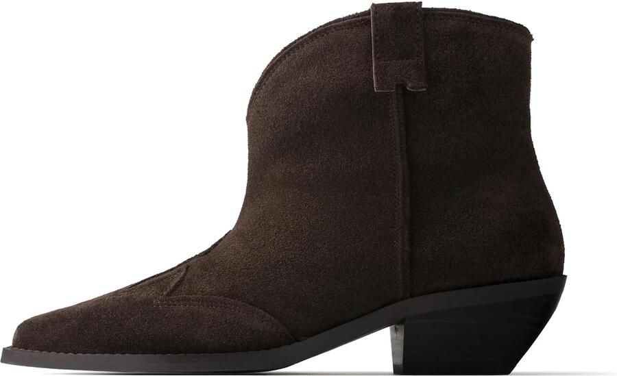 L37 HANDMADE SHOES Enkellaarsje 'MAKE YOUR OWN RULES' bruin