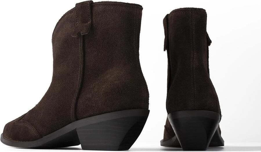 L37 HANDMADE SHOES Enkellaarsje 'MAKE YOUR OWN RULES' bruin - Foto 3