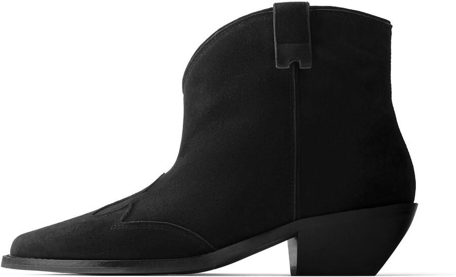 L37 HANDMADE SHOES Enkellaarsje 'MAKE YOUR OWN RULES' zwart