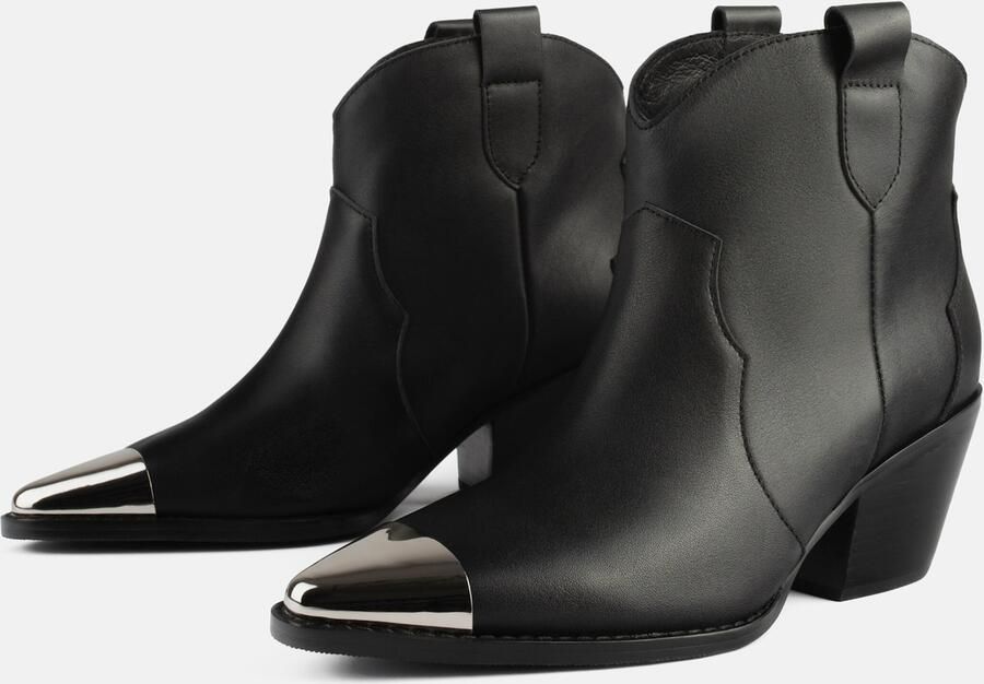 L37 HANDMADE SHOES Enkellaarsje 'MANHATTAN SKYLINE' zwart - Foto 2