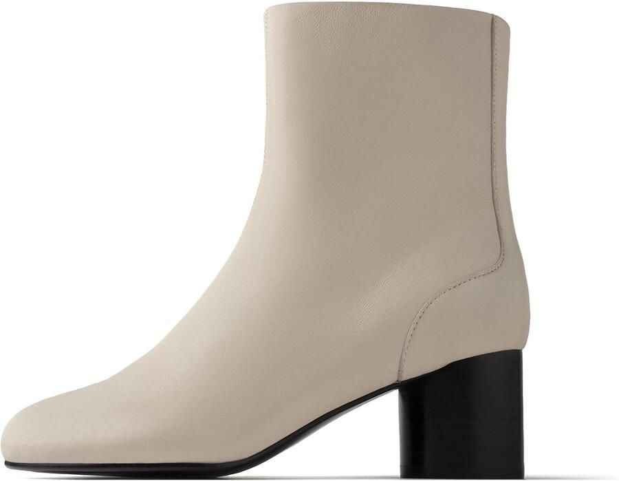 L37 HANDMADE SHOES Enkellaarsje 'MEET ME DOWNTOWN' beige