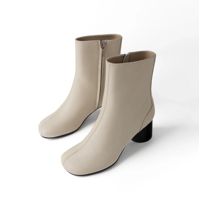 L37 HANDMADE SHOES Enkellaarsje 'MEET ME DOWNTOWN' beige - Foto 2