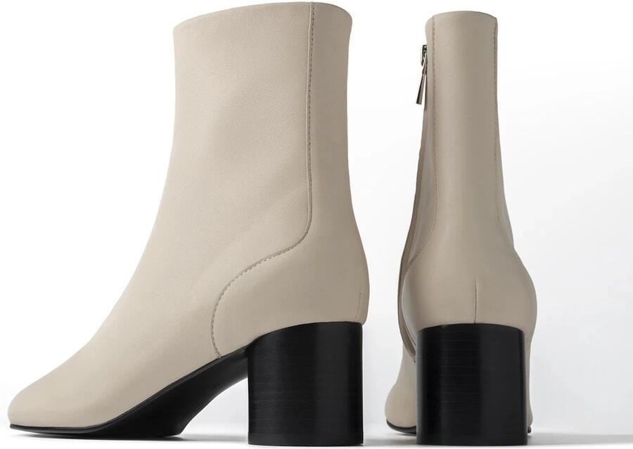 L37 HANDMADE SHOES Enkellaarsje 'MEET ME DOWNTOWN' beige - Foto 5