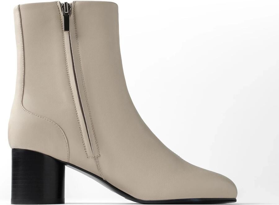 L37 HANDMADE SHOES Enkellaarsje 'MEET ME DOWNTOWN' beige - Foto 4